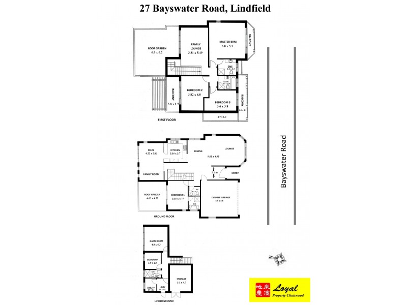 27 Boyswater Road, Lindfield NSW 2070 Floorplan