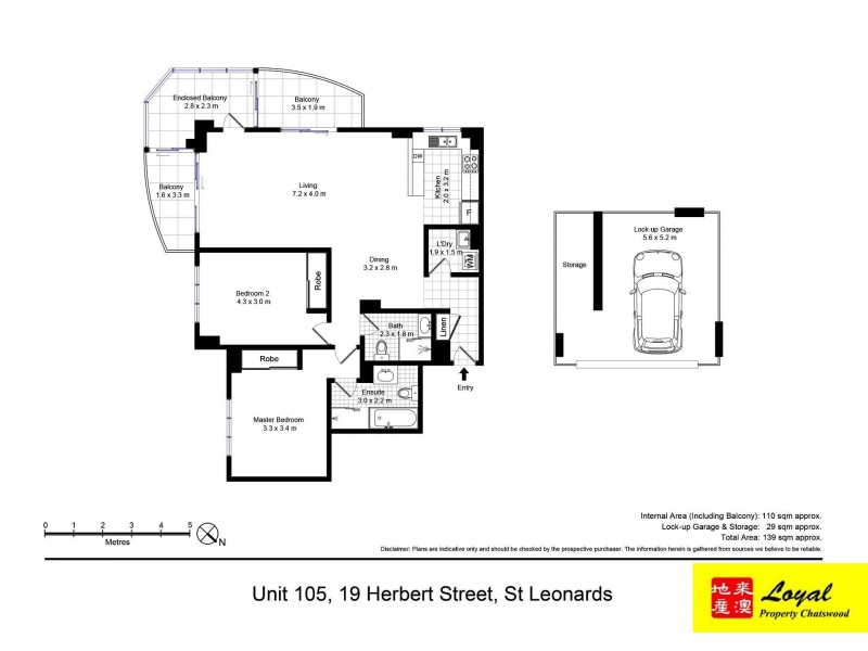 105/19-23 Herbert Street, St Leonards NSW 2065 Floorplan