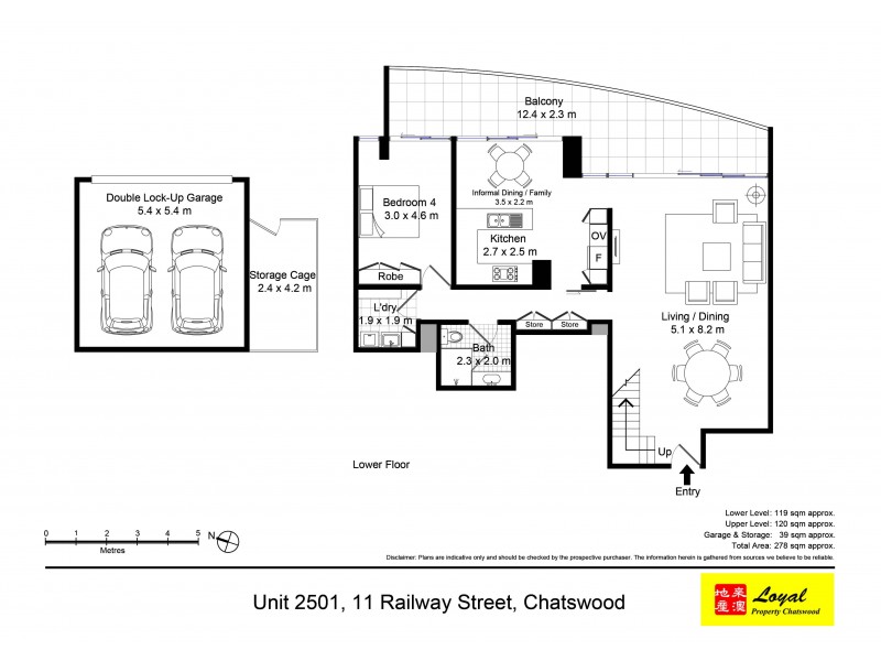 11 Railway Street, Chatswood NSW 2067 Floorplan