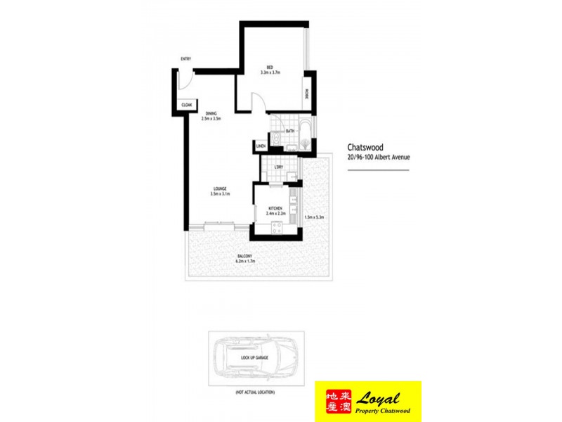 20/96-100 Albert Avenue, Chatswood NSW 2067 Floorplan