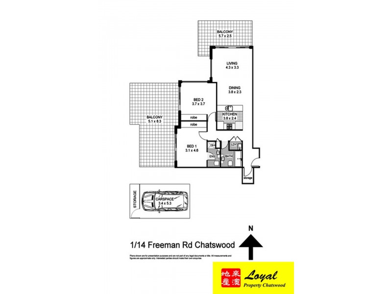 1/14-16 Freeman Road, Chatswood NSW 2067