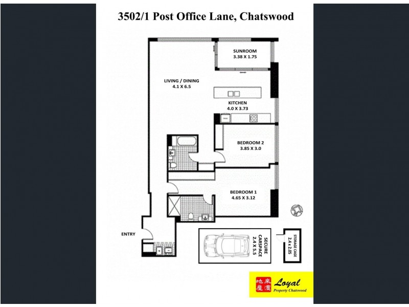 3502/1 Post Office Lane, Chatswood NSW 2067