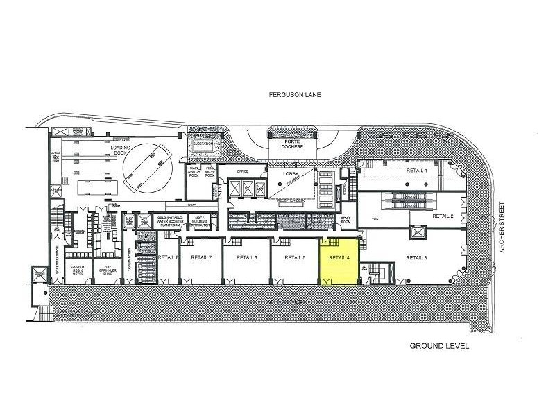 Shop 4/88 Archer Street, Chatswood NSW 2067 Floorplan