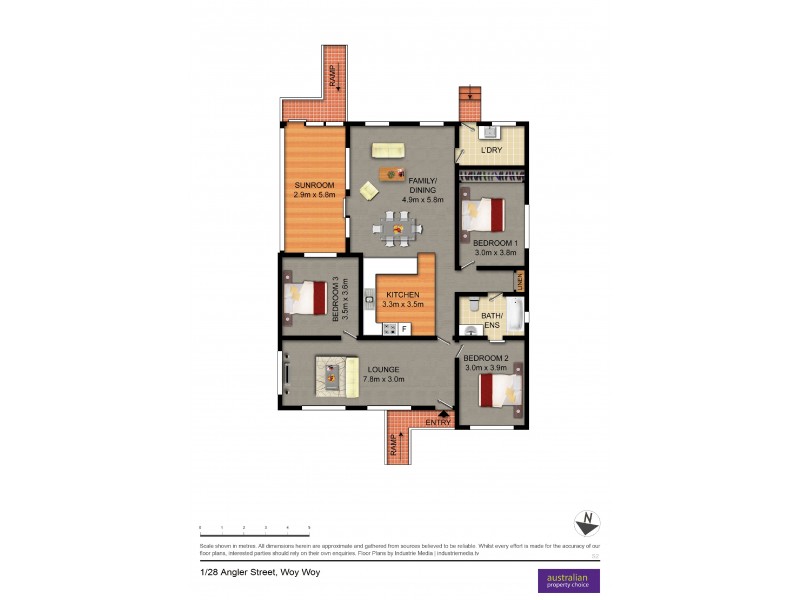 1 / 28 Angler Street, Woy Woy NSW 2256 Floorplan