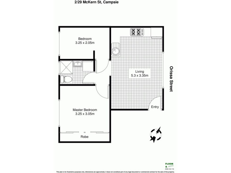 2/29 McKern Street, Campsie NSW 2194 Floorplan