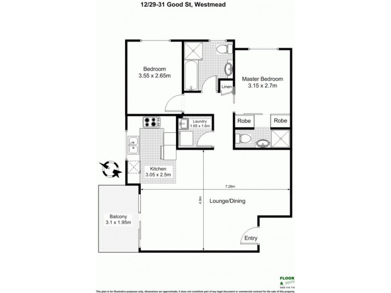 12/29-31 Good St, Westmead NSW 2145 Floorplan