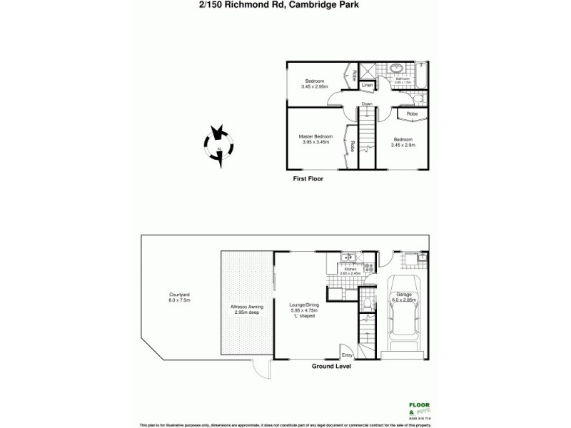 2 / 150 Richmond Road, Cambridge Park NSW 2747 Floorplan