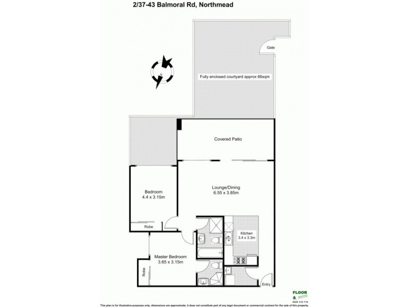 2/37-43 Balmoral Road, Northmead NSW 2152 Floorplan