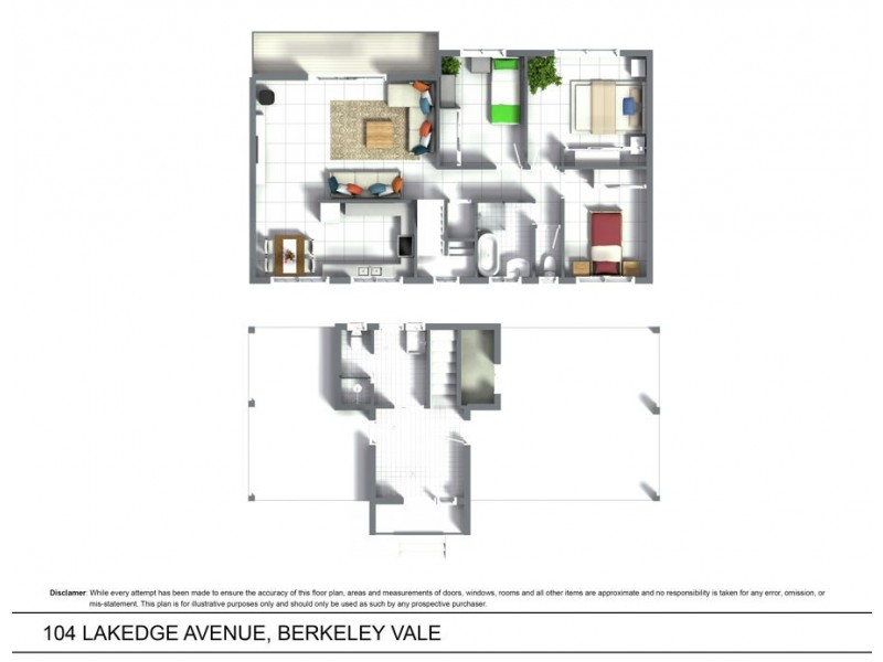 104 Lakedge Avenue, Berkeley Vale NSW 2261 Floorplan