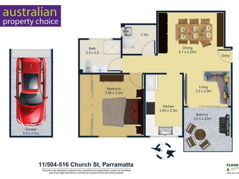 11/504 Church St, North Parramatta NSW 2151 Floorplan