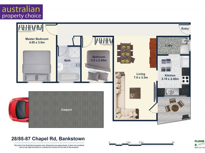 28/85-87 Chapel Road, Bankstown NSW 2200 Floorplan