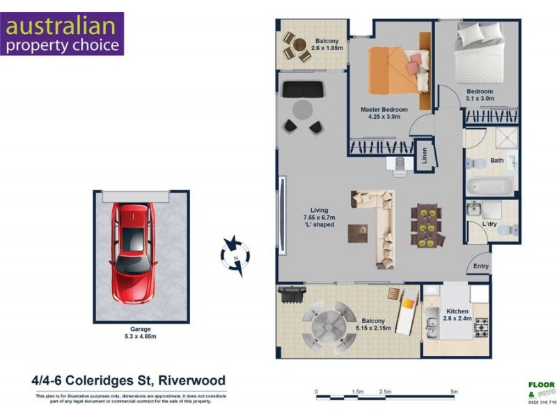 4/4-6 Coleridge St, Riverwood NSW 2210 Floorplan