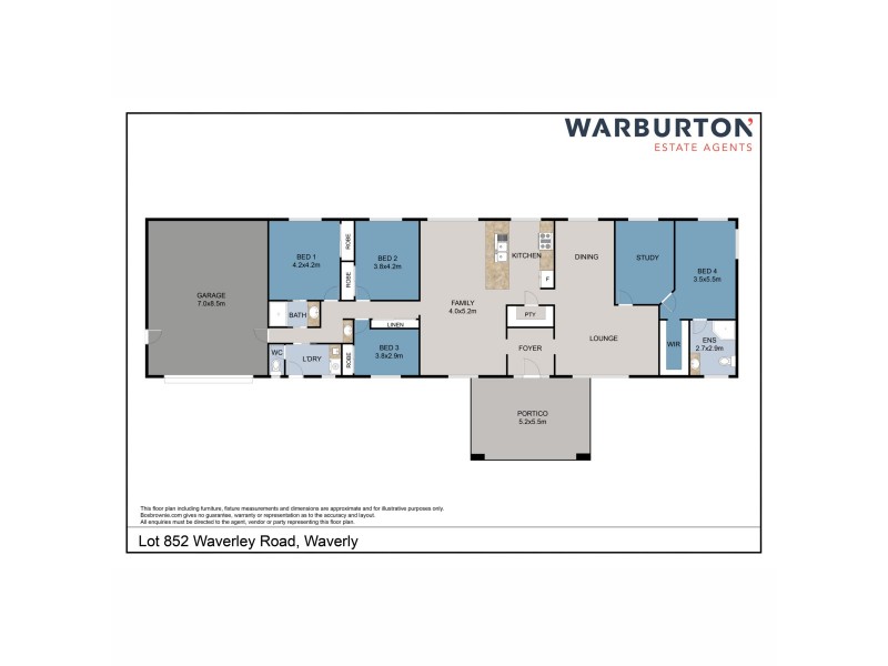 Lot 852 Waverley Road, Waverly NSW 2337 Floorplan