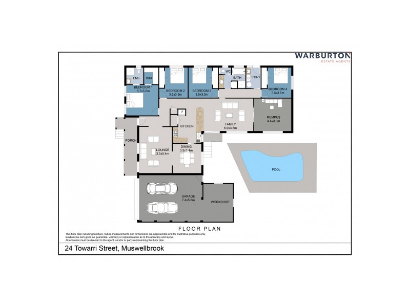 24 Towarri Street, Muswellbrook NSW 2333 Floorplan