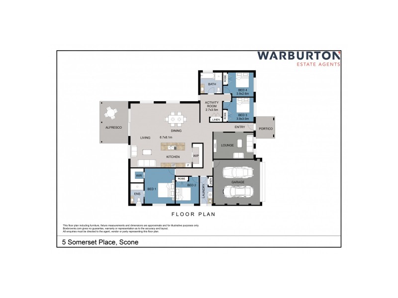 5 Somerset Place, Scone NSW 2337 Floorplan