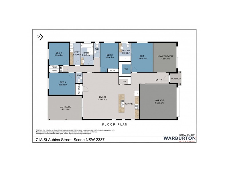 71A St Aubins Street, Scone NSW 2337 Floorplan