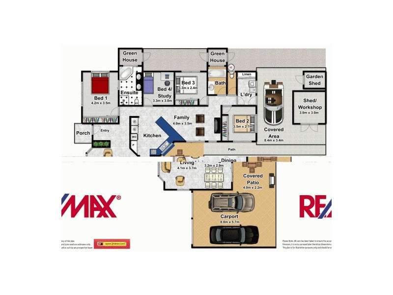 1 Amazon Close, Mount Sheridan QLD 4868 Floorplan