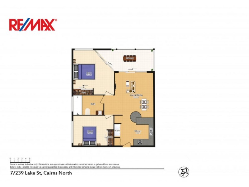 7/239 Lake Street, Cairns North QLD 4870 Floorplan