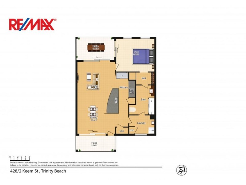 428/2 Keem Street, Trinity Beach QLD 4879 Floorplan