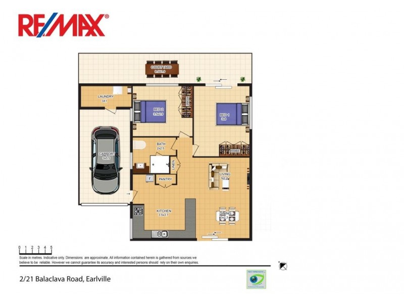 2/21 Balaclava Road, Earlville QLD 4870 Floorplan