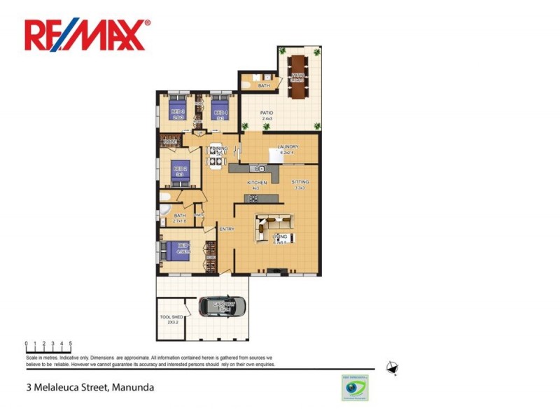 3 Melaleuca Street, Manunda QLD 4870 Floorplan