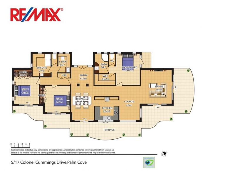 5/17 Colonel Cummings Drive, Palm Cove QLD 4879 Floorplan
