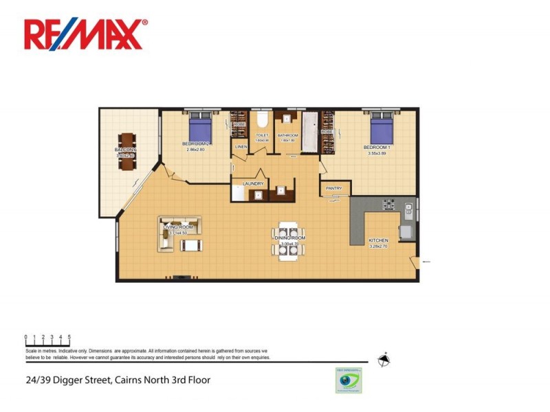 24/37-39 Digger Street, Cairns North QLD 4870 Floorplan