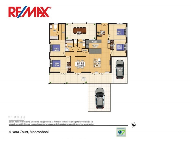 4 Ixora Court, Mooroobool QLD 4870 Floorplan