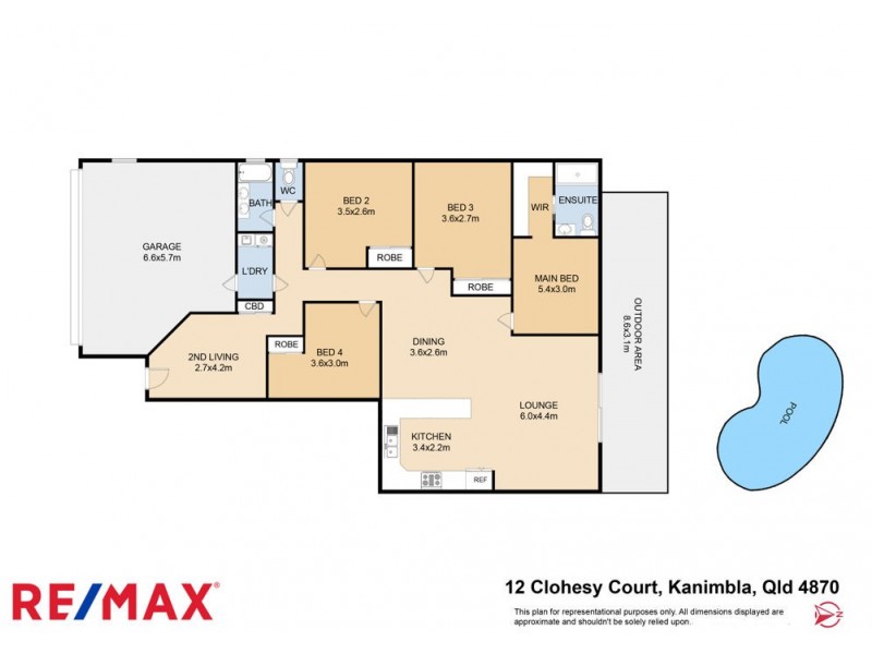 12 Clohesy Court, Kanimbla QLD 4870 Floorplan