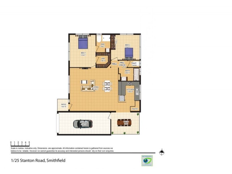 1/25 Stanton Road, Smithfield QLD 4878 Floorplan