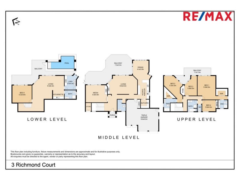 3 Richmond Court, Mooroobool QLD 4870 Floorplan