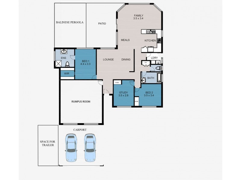 7 Bayu Close, Redlynch QLD 4870 Floorplan