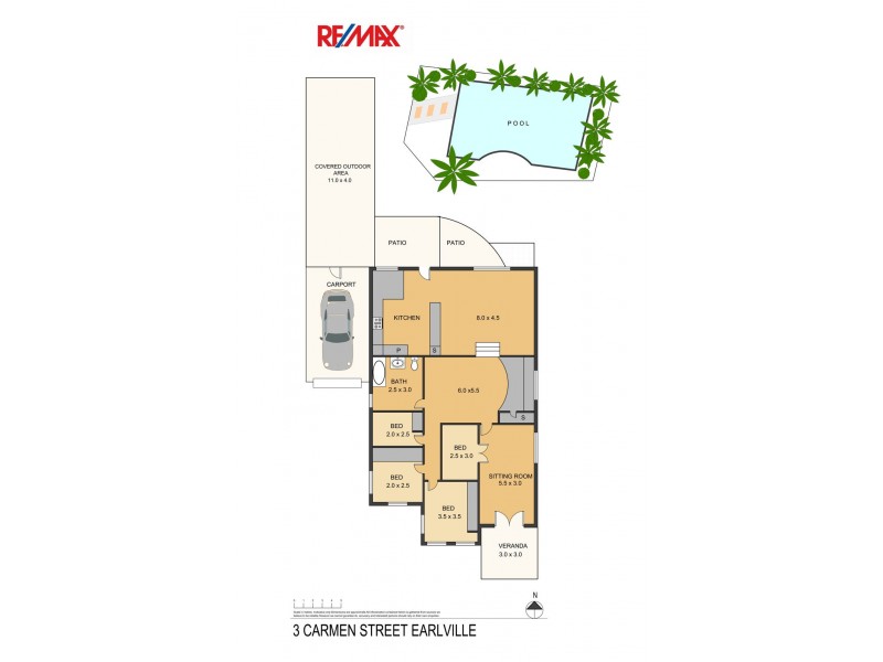 3 Carmen Street, Earlville QLD 4870 Floorplan