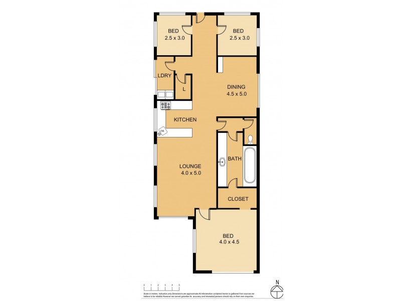 65 Benjamina Street, Mount Sheridan QLD 4868 Floorplan