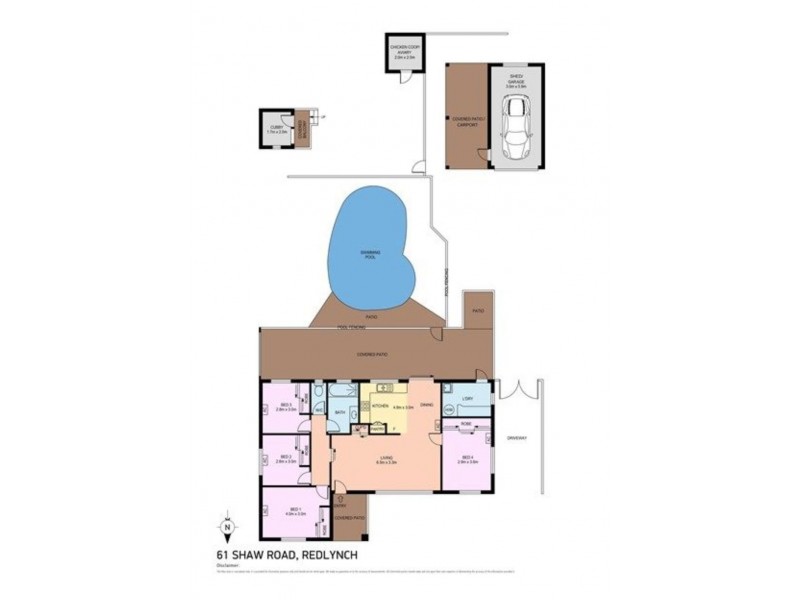 61 Shaws Road, Redlynch QLD 4870 Floorplan