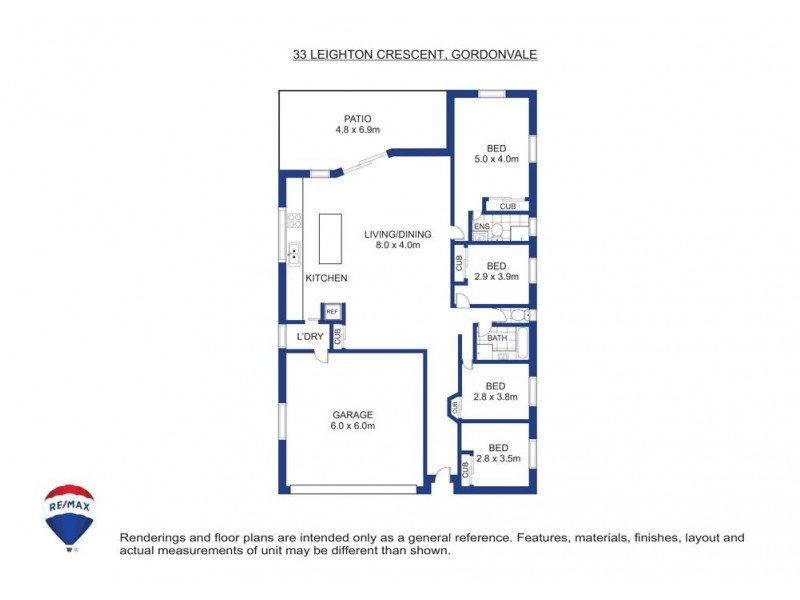 33 Leighton Close, Gordonvale QLD 4865 Floorplan