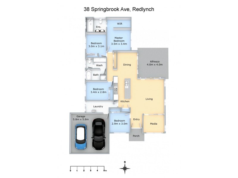 38 Springbrook Avenue, Redlynch QLD 4870 Floorplan