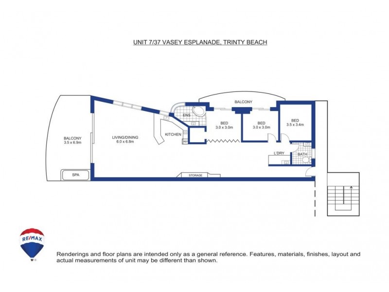 7/37 Vasey Esplanade, Trinity Beach QLD 4879 Floorplan