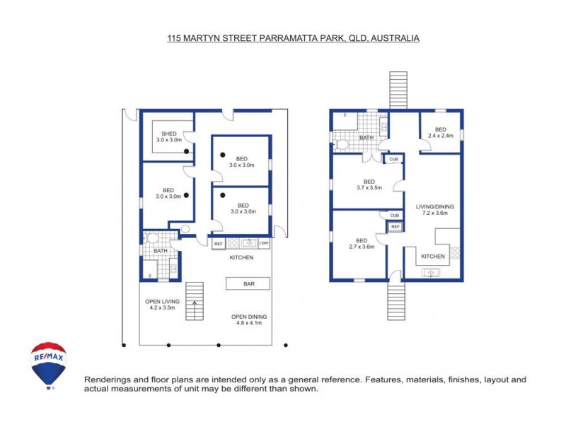 115 Martyn Street, Parramatta Park QLD 4870 Floorplan
