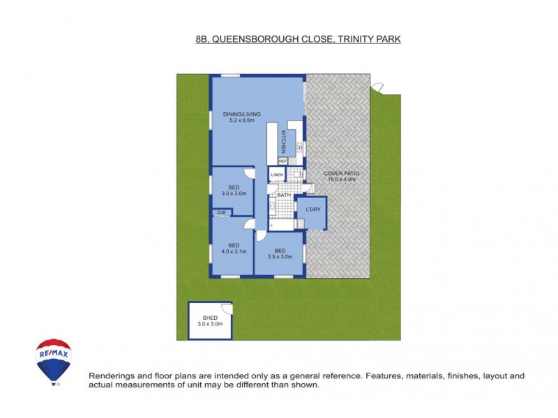 8 Queensborough Close, Trinity Park QLD 4879 Floorplan