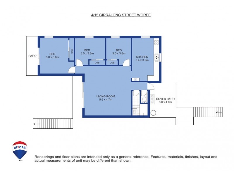 4/15 Girralong Street, Woree QLD 4868 Floorplan