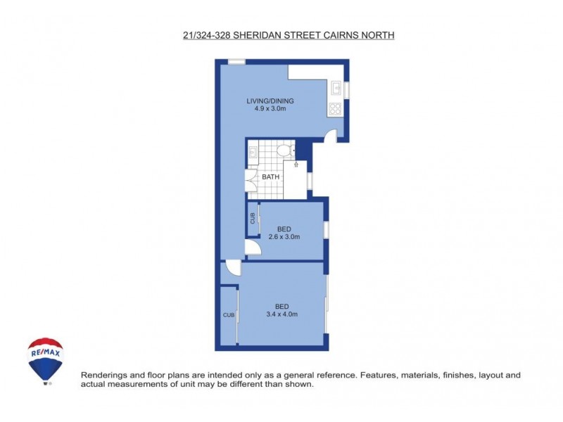 21/324-328 Sheridan Street, Cairns North QLD 4870 Floorplan