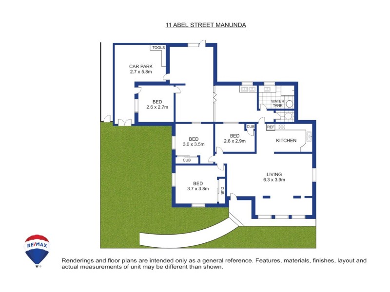 11 Abel Street, Manunda QLD 4870 Floorplan