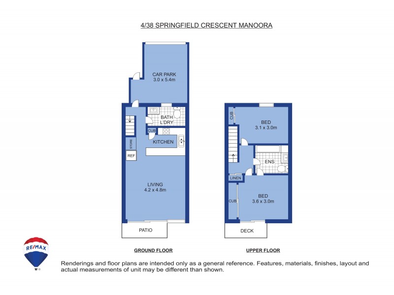 4/38 Springfield Crescent, Manoora QLD 4870 Floorplan