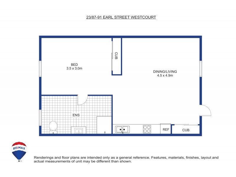 23/87-91 Earl Street, Westcourt QLD 4870 Floorplan