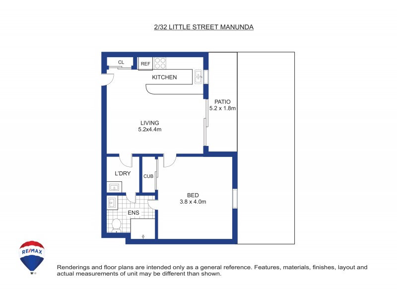 2/32 Little Street, Manunda QLD 4870 Floorplan