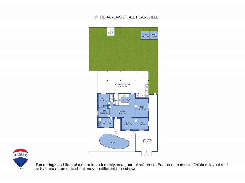 51 De Jarlais Street, Earlville QLD 4870 Floorplan