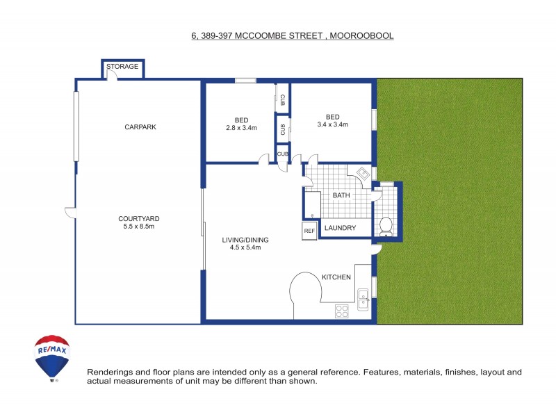 6/389-397 McCoombe Street, Mooroobool QLD 4870 Floorplan