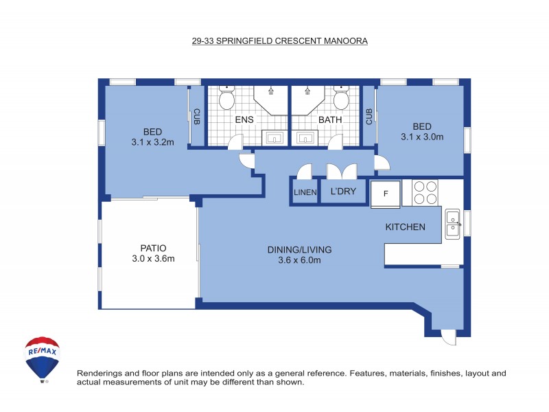 232/29-33 Springfield Crescent, Manoora QLD 4870 Floorplan