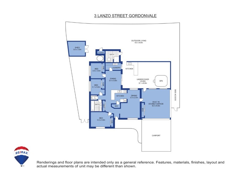 3 Lanzo Street, Gordonvale QLD 4865 Floorplan